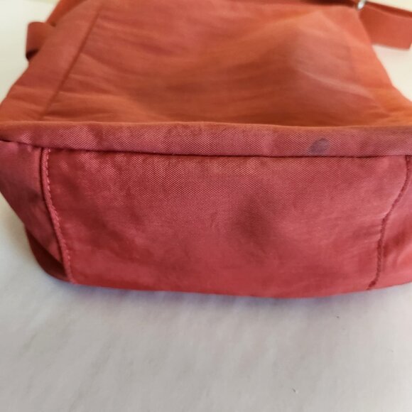 Baggallini Vibrant Melon Medium Size Multi Pocket Cross Body Bag 11X8X4 - Picture 16 of 16